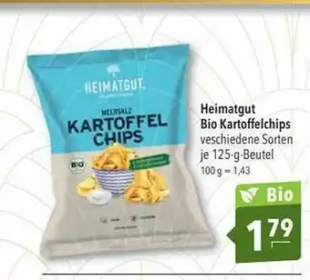 CITTI Markt Heimatgut Bio Kartoffelchips Angebot