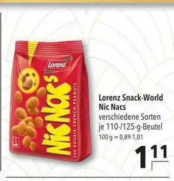 CITTI Markt Lorenz Snack-world Nic Nacs Angebot