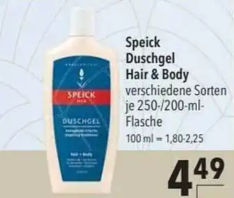 CITTI Markt Speick Duschgel Hair & Body Angebot