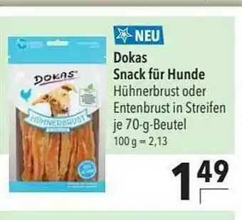 CITTI Markt Dokas Snack Für Hunde Angebot