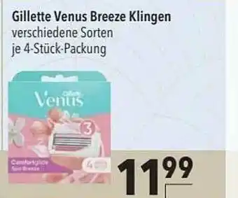 CITTI Markt Gillette Venus Breeze Klingen Angebot