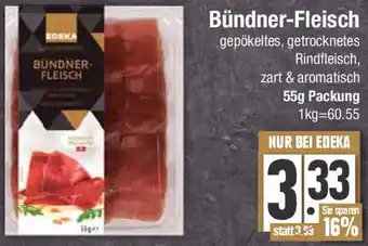 E-Center EDEKA GENUSSMOMENTE Bündner-Fleisch Angebot