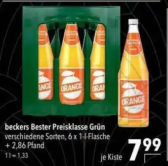 CITTI Markt Beckers Bester Preisklasse Grün Angebot