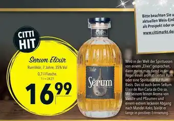 CITTI Markt Scrum Elixir Rumlikör Angebot