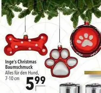 CITTI Markt Inge's Christmas Baumschmuck Angebot