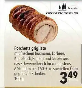 CITTI Markt Porchetta Grigliato Consorzio Toscano Angebot