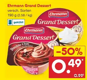 Netto Marken-Discount Ehrmann Grand Dessert Angebot