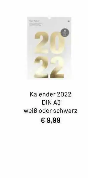 Idee Creativmarkt Kalender 2022 Din A3 Angebot