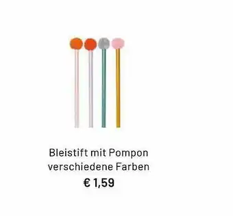 Idee Creativmarkt Bleistift Mit Pompon Angebot