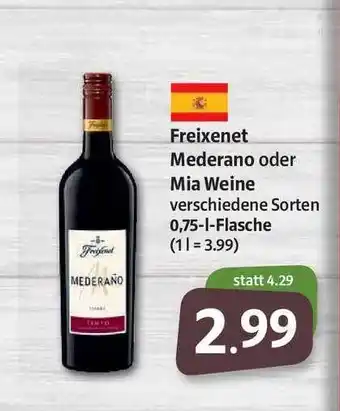 Markant Markt Freixenet Mederano Oder Mia Weine Angebot