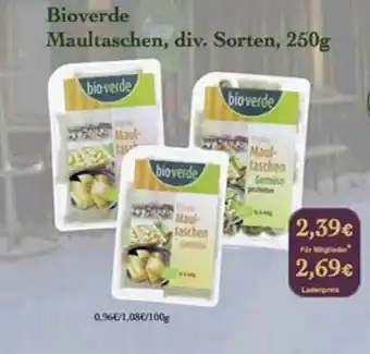 LPG Biomarkt Bioverde Maultaschen Angebot