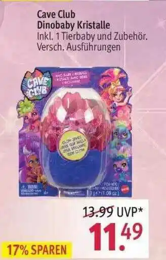 Rossmann Cave Club Dinobaby Kristalle Angebot