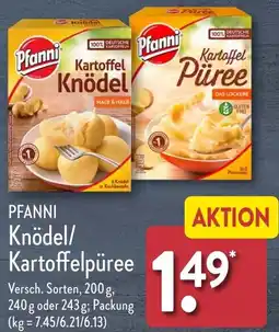 Aldi Nord Pfanni Knödel/ Kartoffelpüree Angebot