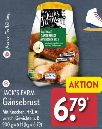 Aldi Nord JACK'S FARM Gänsebrust Angebot