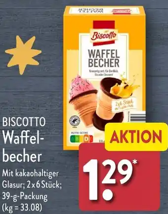 Aldi Nord BISCOTTO Waffelbecher Angebot