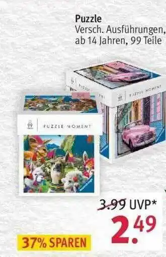 Rossmann Puzzle Moment Angebot