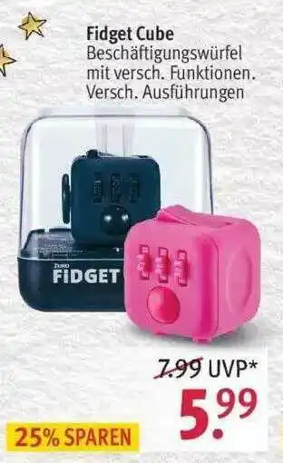 Rossmann Fidget Cube Angebot