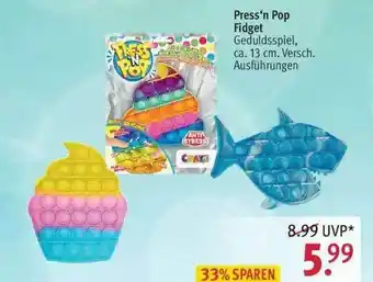 Rossmann Press'n Pop Fidget Angebot