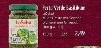 Superbiomarkt Pesto Verde Basilikum Laselva Angebot