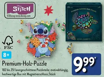 Aldi Nord Premium-Holz-Puzzle Angebot