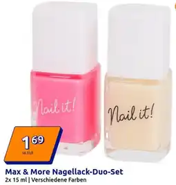 Action Max & More Nagellack-Duo-Set Angebot