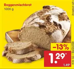 Netto Marken-Discount Roggenmischbrot Angebot