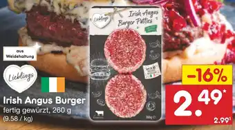 Netto Marken-Discount Irish Angus Burger Angebot