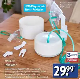 Aldi Nord AMBIANO Inhalator Angebot