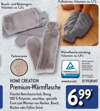 Aldi Nord HOME CREATION Premium-Wärmflasche Angebot