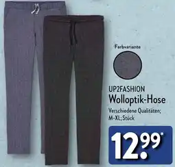 Aldi Nord UP2FASHION Wolloptik-Hose Angebot