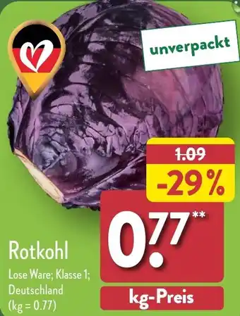 Aldi Nord Rotkohl Angebot