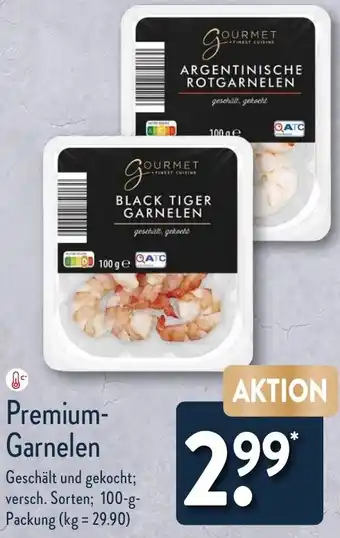 Aldi Nord GOURMET FINEST CUISINE Premium Garnelen Angebot