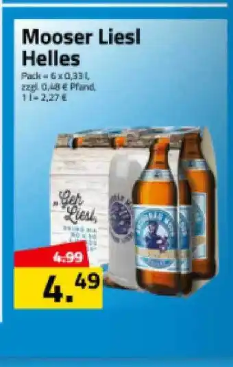 Logo Getränkemarkt Mooser Liesl Helles Angebot