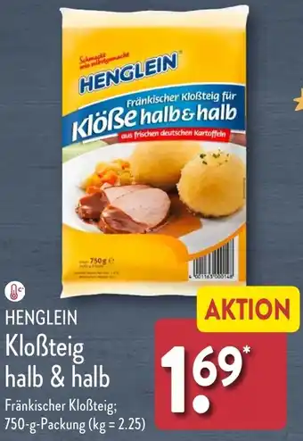 Aldi Nord HENGLEIN Kloẞteig halb & halb Angebot