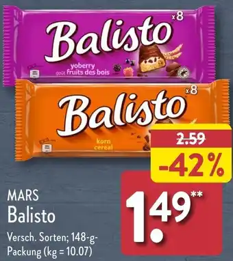 Aldi Nord MARS Balisto Angebot