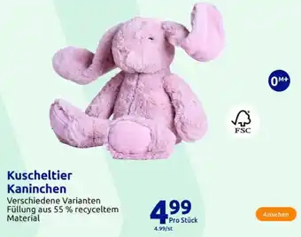 Action Kuscheltier Kaninchen Angebot