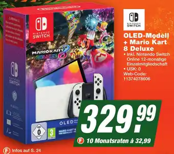 K+B Expert NINTENDO SWITCH OLED-Modèll + Mario Kart 8 Deluxe Angebot