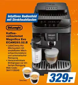 Expert Delonghi kaffeevollautomat magnifica evo ecam293.52.b Angebot