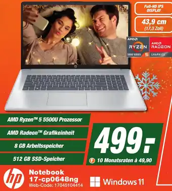 K+B Expert hp Notebook 17-cp0648ng Angebot