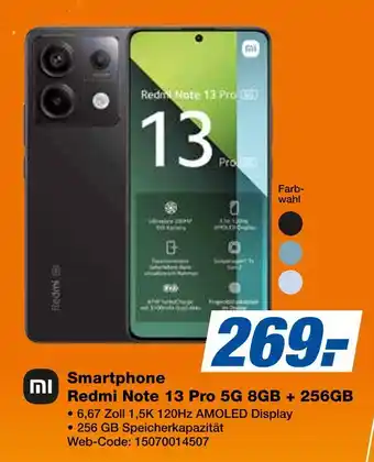 Expert Xiaomi smartphone redmi note 13 pro 5g 8gb + 256gb Angebot