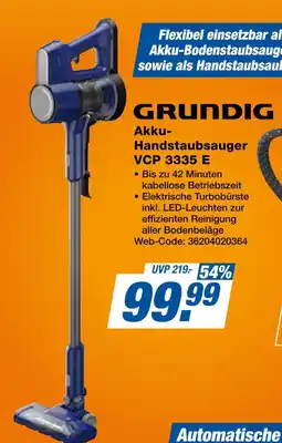 Expert Grundig akku-handstaubsauger vcp 3335 e Angebot