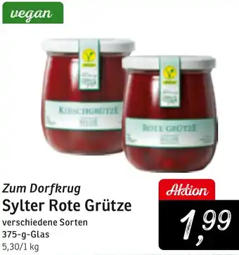 KONSUM Zum Dorfkrug Sylter Rote Grütze Angebot