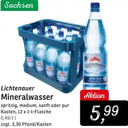 KONSUM Lichtenauer Mineralwasser Angebot