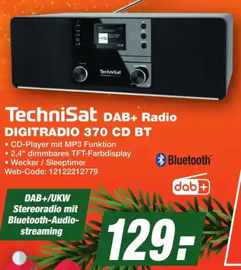 K+B Expert TechniSat DAB+ Radio DIGITRADIO 370 CD BT Angebot