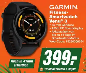 K+B Expert GARMIN Fitness Smartwatch Venu 3 Angebot