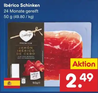 Netto Marken-Discount Lieblings Ibérico Schinken Angebot