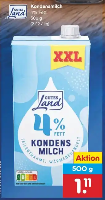 Netto Marken-Discount GUTES Land Kondensmilch Angebot