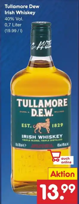 Netto Marken-Discount Tullamore Dew Irish Whiskey Angebot