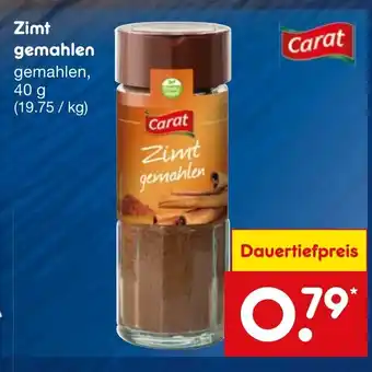 Netto Marken-Discount Carat Zimt gemahlen , Angebot