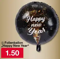 Woolworth Folienballon ,,Happy New Year" Angebot